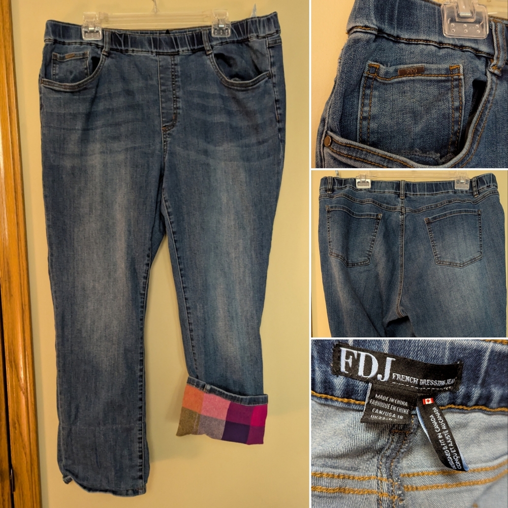 FDJ Women's Blue Boot Cut Jeans